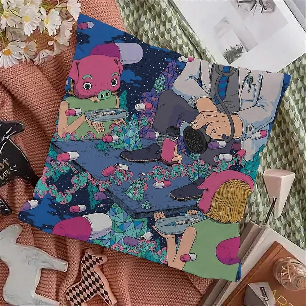 v476 SANGHO BANGクッションカバーホームデコレーションルームデコレーションアイテム枕カバーソファ枕用デコラティブクッションカバーgg476