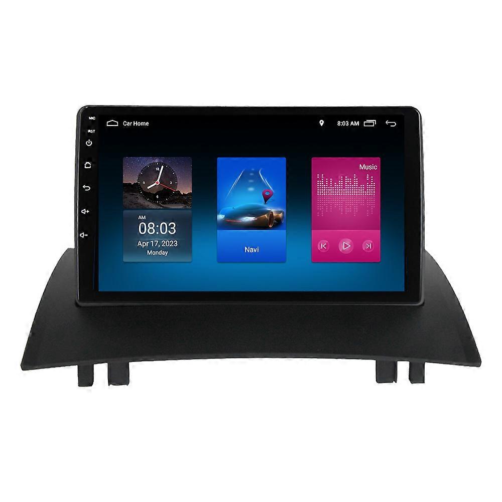 RoverOne Car Stereo Radio Bluetooth CarPlay Android Auto GPS Sat Nav Touch Screen for Renault Megane 2 2002 - 2009