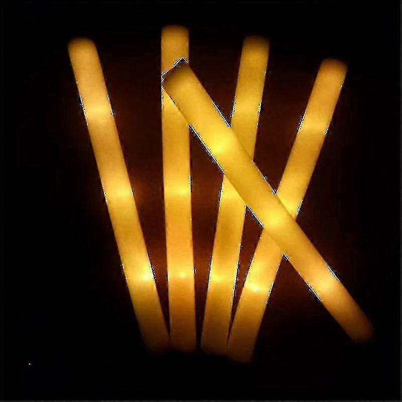 10 قطع ليد عصا توهج العصي RGB بقيادة توهج رغوة عصا توهج العصي ضوء الظلام للحزب