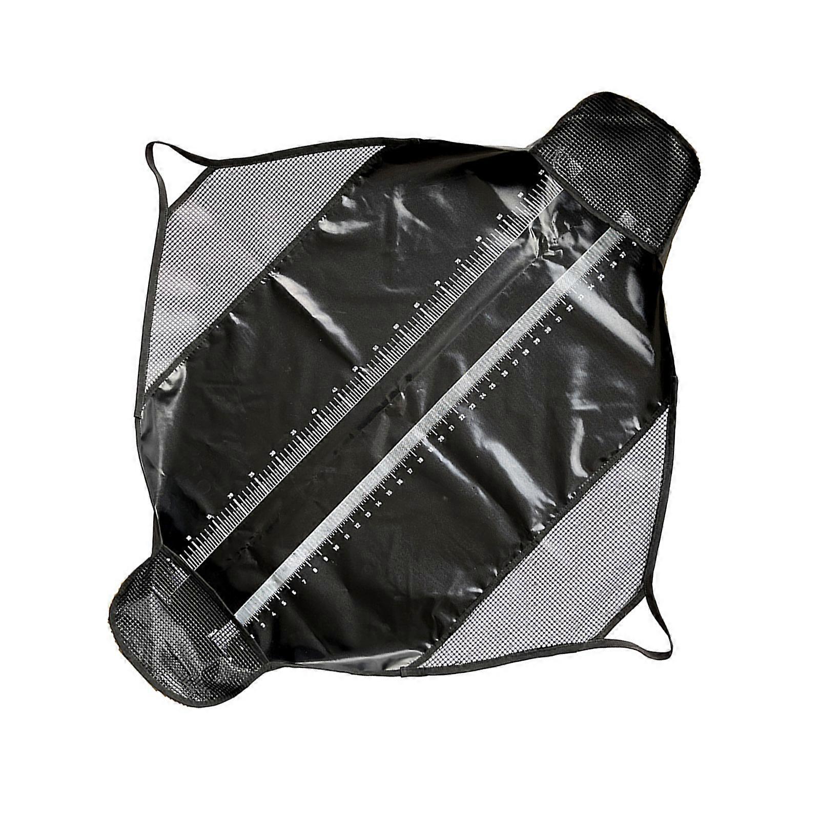 Veiepose for fiske, kraftig fiskepose fiskepose fiskeveiepose sammenleggbar veieslynge fiskepose for fanget fisk flerfarget