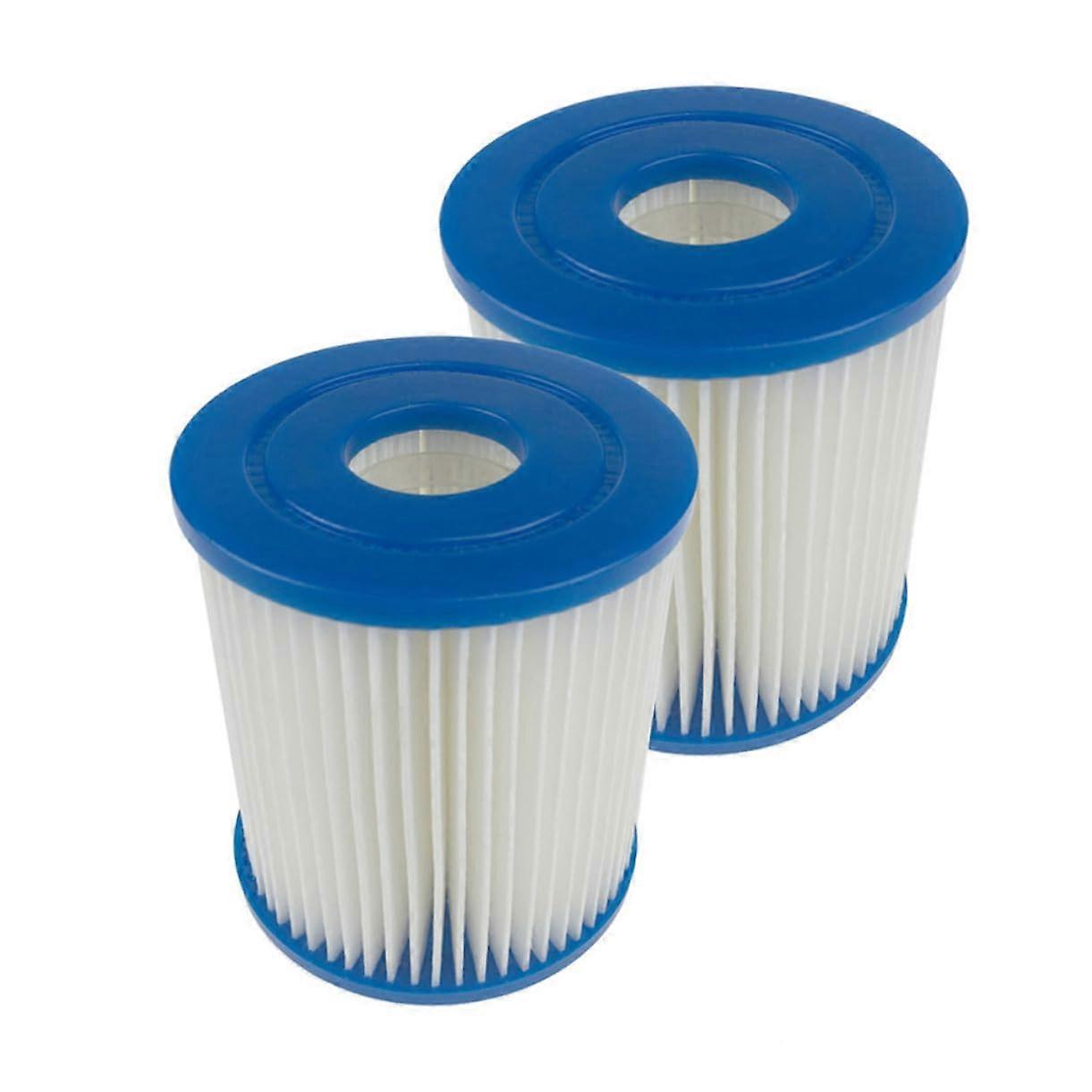 Spa Filter Replacement Cartridge 2 Pack For Pools Compatible With Inflatable And Tub Pools Micro Particle Trap Easy To Clean