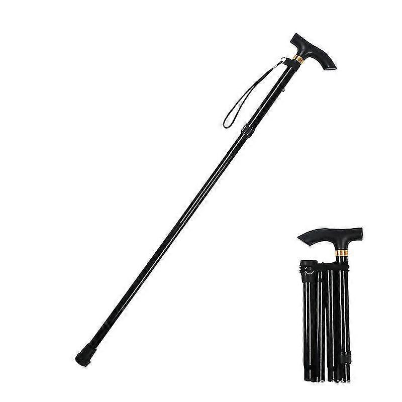 Folding Cane, Foldable Cane, Walking Cane, Non-slip Comfortable jn