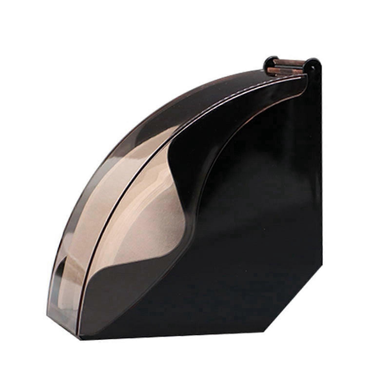 ckepdyeh Acrylic Coffee Filter Holder Storage, Coffee Filter Box and Cone Coffee Filters Coffee Filter Paper Rack with Dustproof