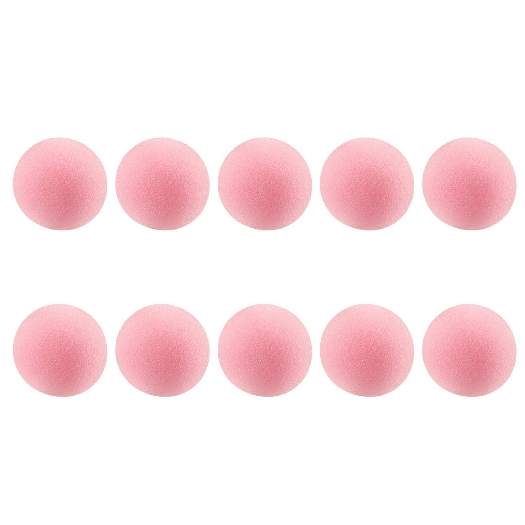 10 Pack Lapel Headset Microphone Windscreen, Microphone Sponge Foam Cover Mini Size Lavalier Microphone Windscreen Pink