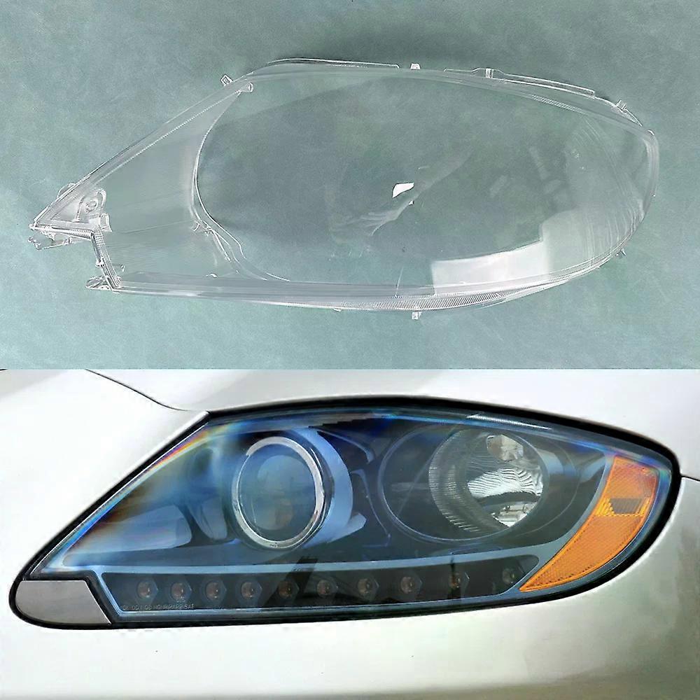 For Maserati Quattroporte 2007-2012 Headlamp Shell Transparent Lamp Shade Lens Front Headlight Cover Lampshade Plexiglass