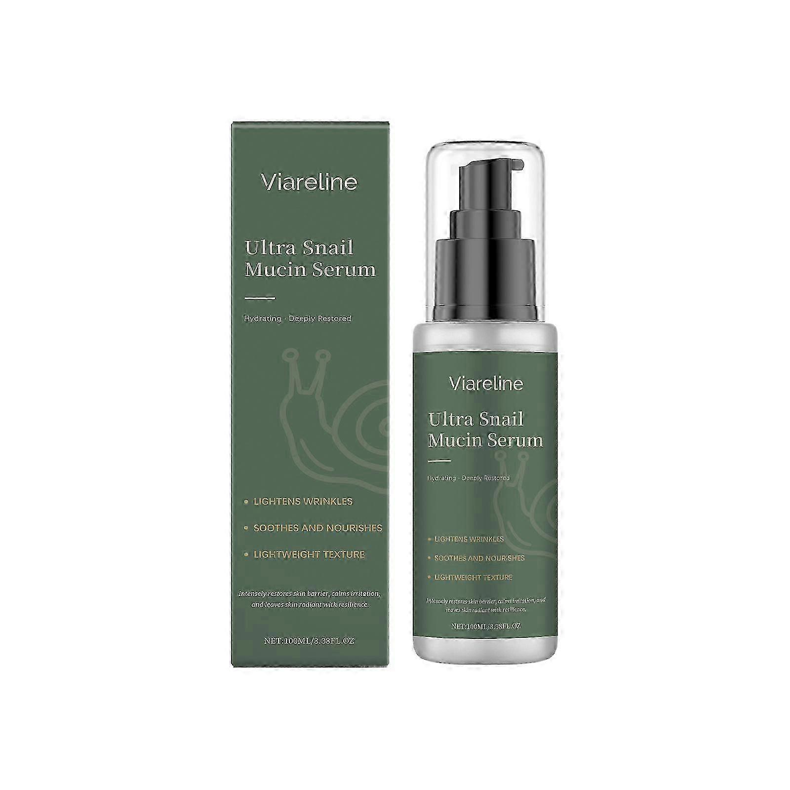 Viareline Snail Moisturizing Essence Is A Hydrating, Moisturizing, And Light Skin Care Essence That Is Easily Absorbed And Non-Sticky