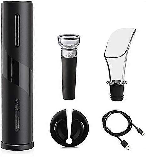 Electric Wine Bottle Opener Corkscrew with Foil Cutter for Red Wine and Beer Jars (Style 7)