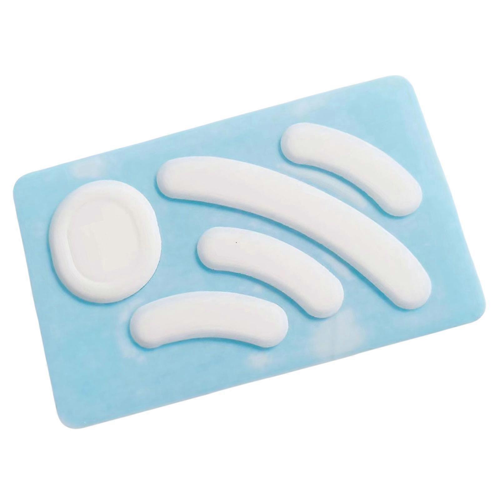 1Set Enhanced Mouse Skates Stickers Round Curved Edges Mouse Feet for GPRO Wireless Mouse Multicolor