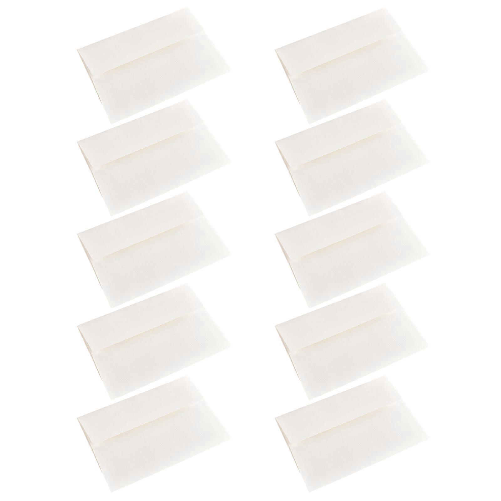 60 compartiments d'enveloppes brunes recyclées avec sceau d'identité pour cartes de vœux, faire-part de mariage et correspondance commerciale blanches