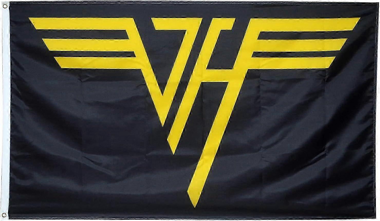 Van Halen Flag Black Banner Mode A-2494
