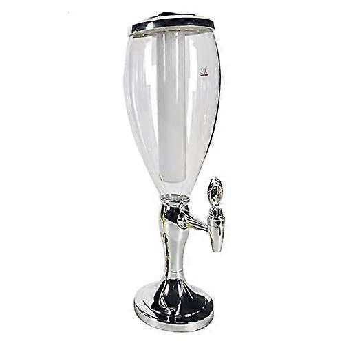 Beer Dispenser Tower 3L Beverage Machine for Parties Beer Wine Drinks Server (A 18x18x53.5cm)