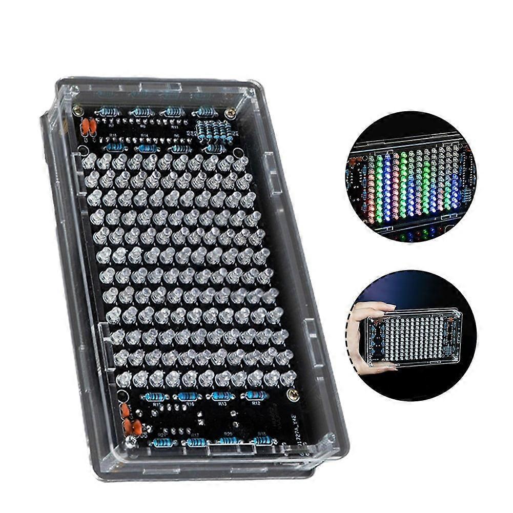 Mosiee Leaning Solder Spectrum USB Mini Electronic Display Home Stereo Speaker DIY Kit