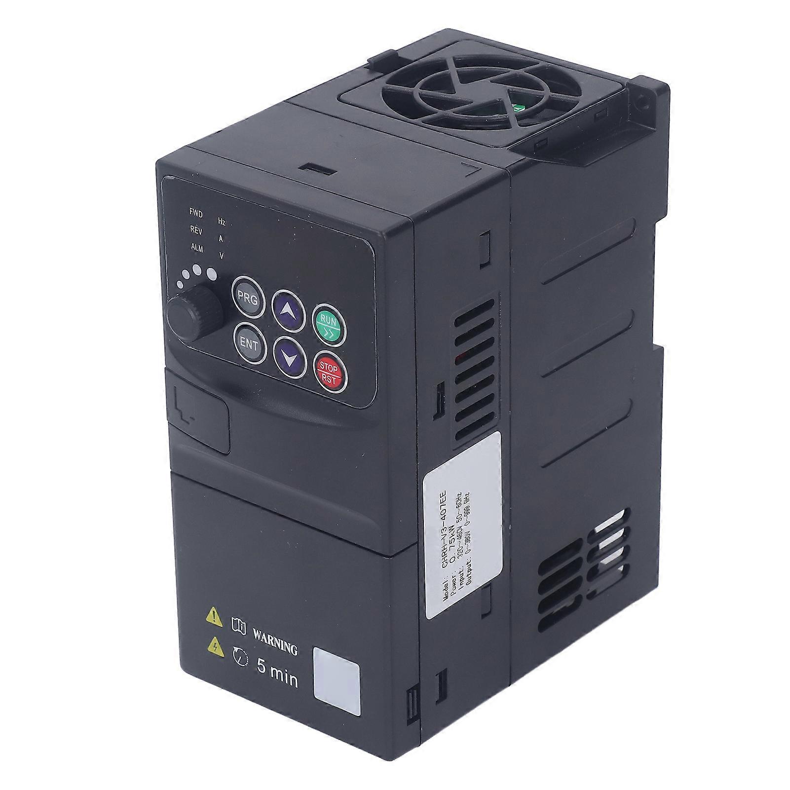0.75KW 3 Phase Variable Frequency Drive VFD, 320‑460V Input, 0‑380V Output