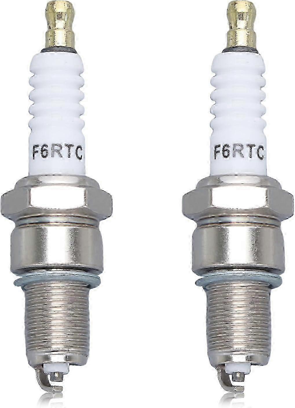 F6RTC Spark Plug for MTD 951-10292 751-10292, 2PCS Spark Plug for F6RTC CUB CADET OCC-751-10292 Lawn Mower Snow Blowers Generator 25-26