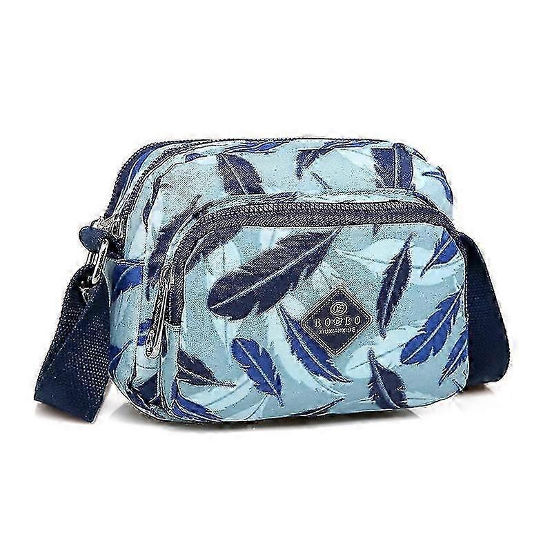 תיקי כתף ניילון לנשים, תיקי יד קטנים אטומים למים עם הדפס, תיקי כתף, תיקי נסיעות
