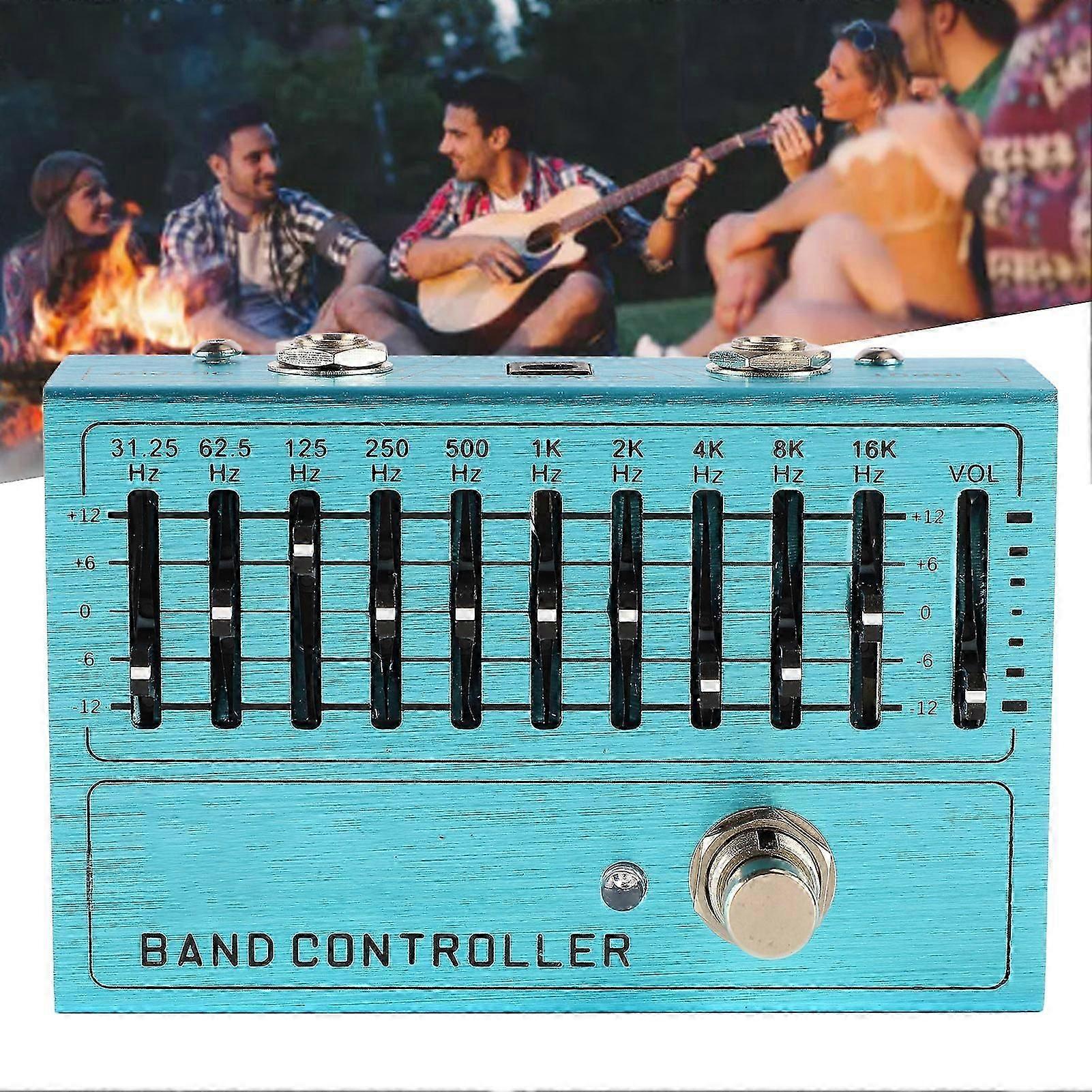 10 Band EQ Guitar Preamplifier for Precise Tone and Volume Adjustment