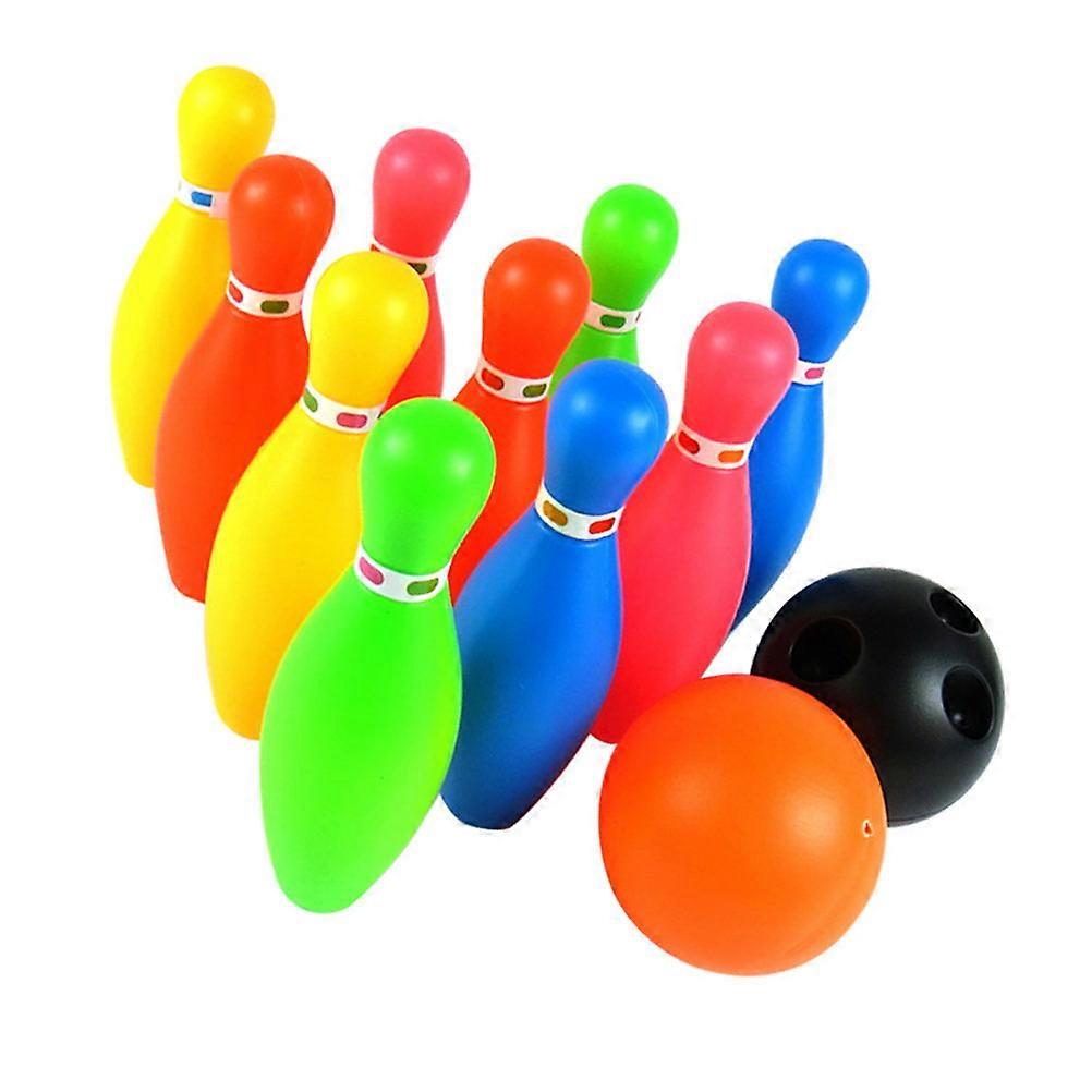 Kids Bowling Set Bowling Pins for Play 2Sets Indoor Activity Kit