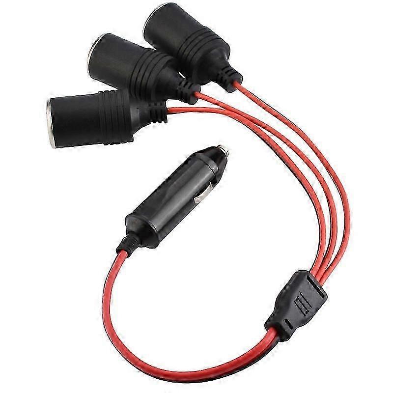 1 To 3 Car High-power Cigarette Lighter 3 Holes Cigarette Lighter Edition 1128