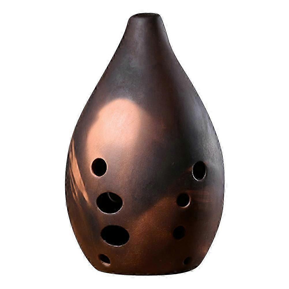 C Ocarina Keramická Flétna Tradiční Čínský Dechový Nástroj Začátečníci Profesionální Ladění 14x8.5x8.5cm 1ks