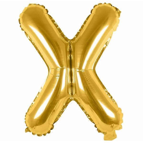 Letterballon Goud 80cm Groot X