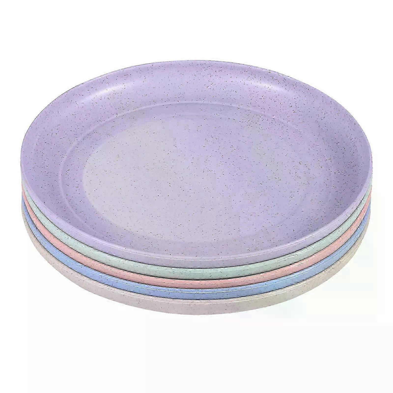 Eco-friendly Plates Dish Unbreakable Micro-wave Oven Dinner Travel Dinnerware Set
