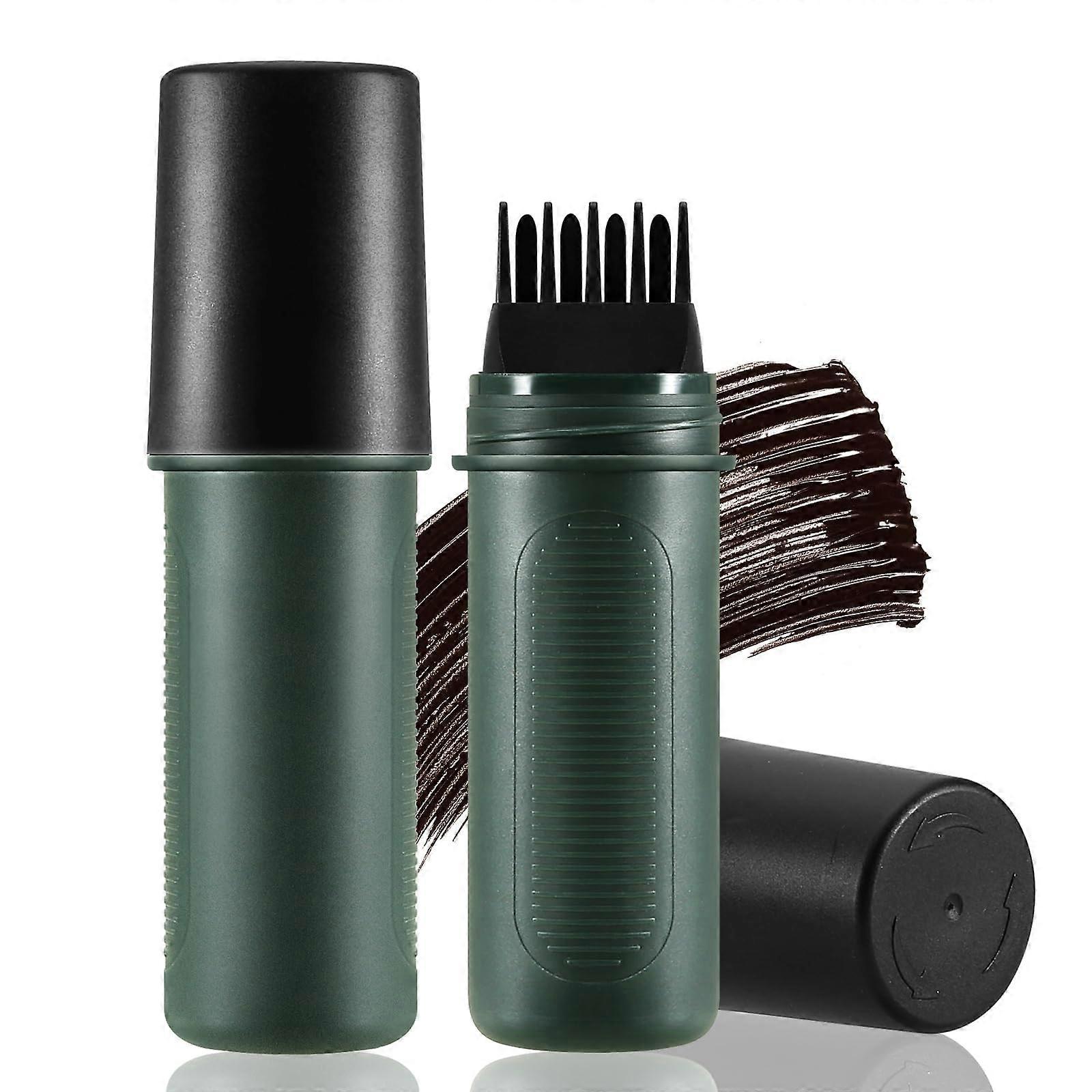 Hair Root Touch Up Pen Brown – Instant Gray Hair Coverage Stick with 24H Waterproof Precision Brush