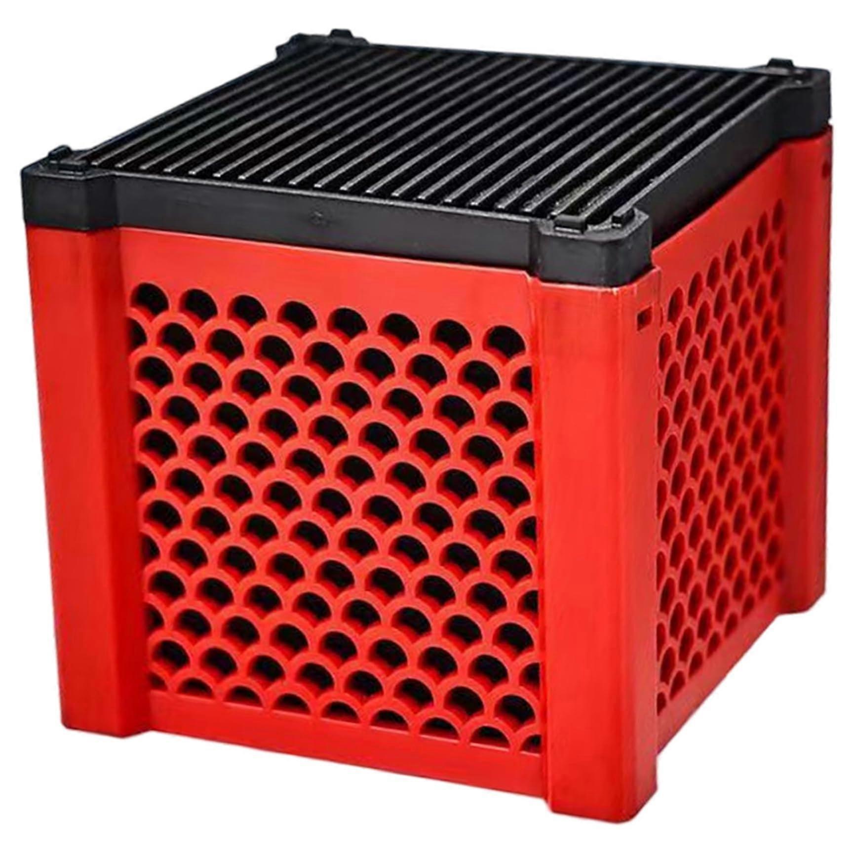 2Pcs Aquarium Filter Cube with Activated Carbon, Odor Removal, Quiet Reusable Water Purifier for Ponds Fish Tanks Livestock Troughs