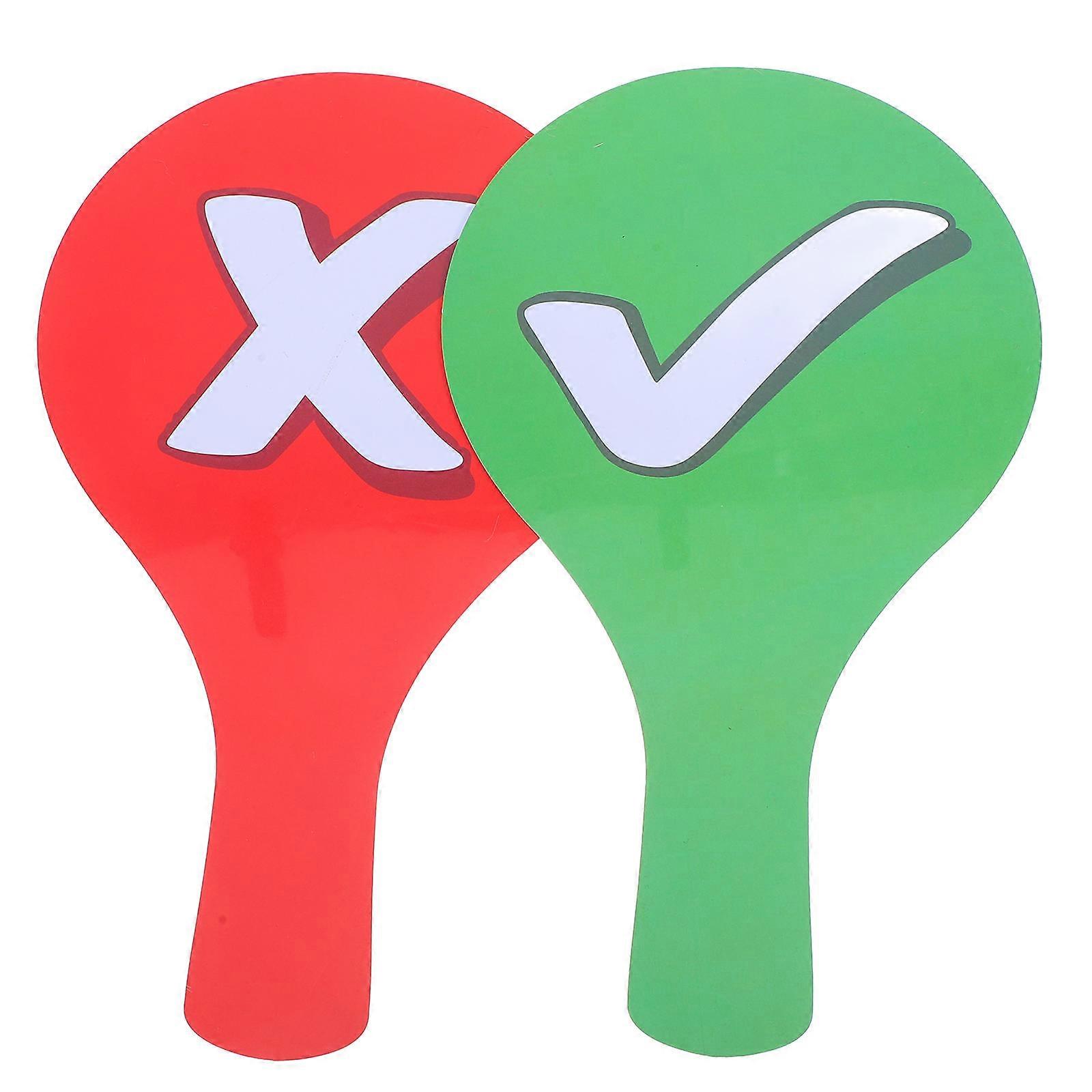 Student Response Paddle for Classroom Activity with 2Pcs Handheld Paddles