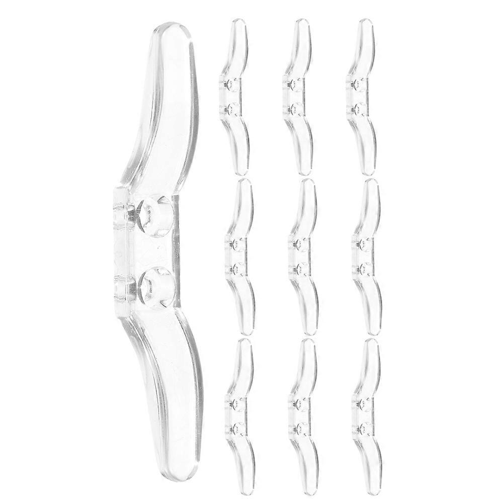 Blinds Cord Holder For Window 10Pcs Cord Organization Device For Home Decor And Office Use Transparent Cleats