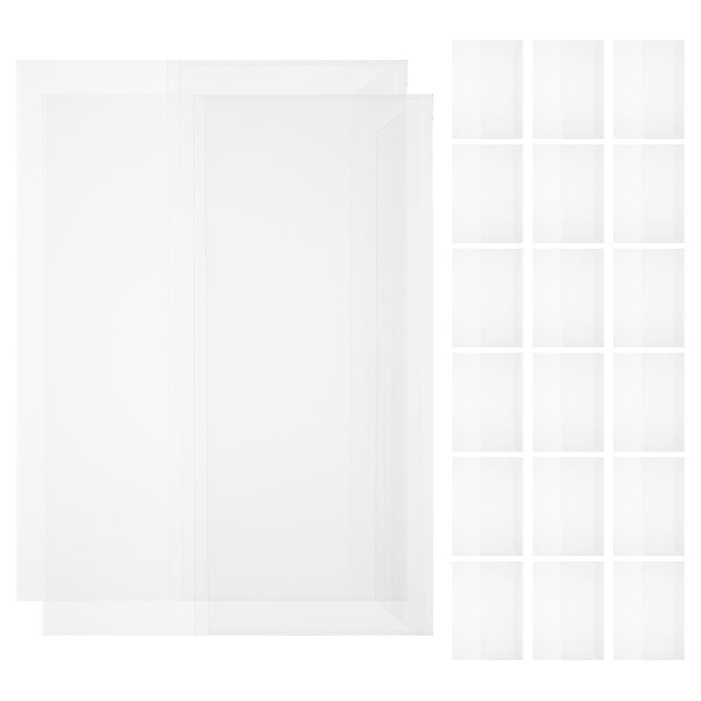 Waterproof Clear Book Covers for Protect Books 20Pcs