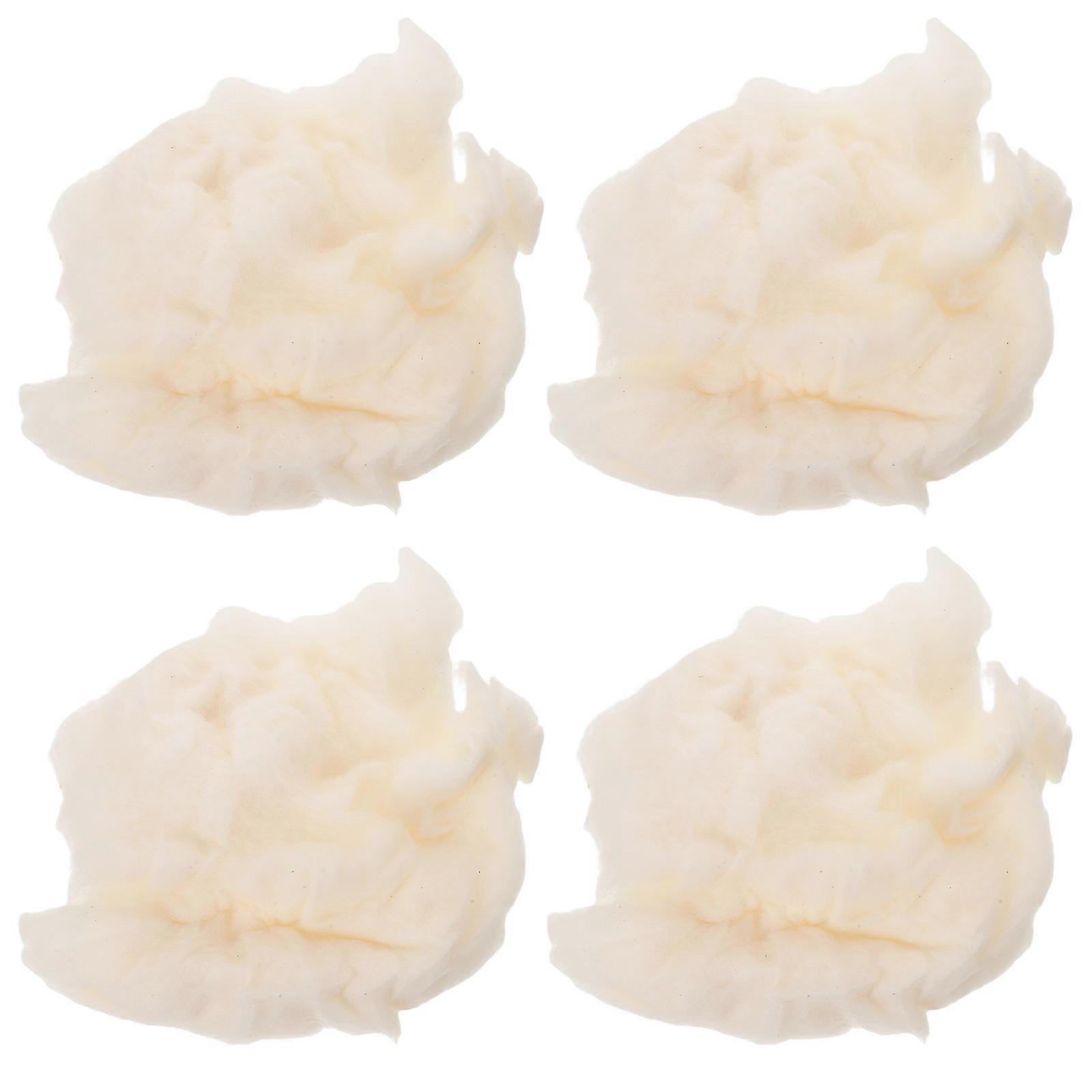 Cotton Stuffing Realistic Smoke Effect Cotton Cloud Props 4Pcs for DIY