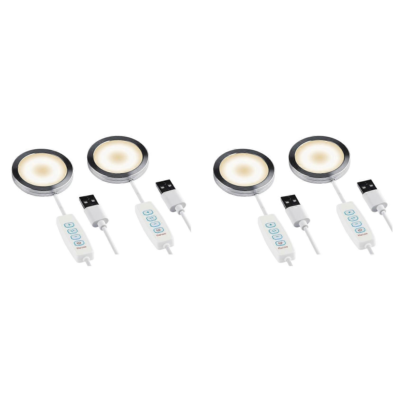 4Set 3D Printer LED Lamp Kit,for A1/A1mini/P1S/P1P/X1C LED Light 5V USB Powered,3 Color Temperature Adjustable