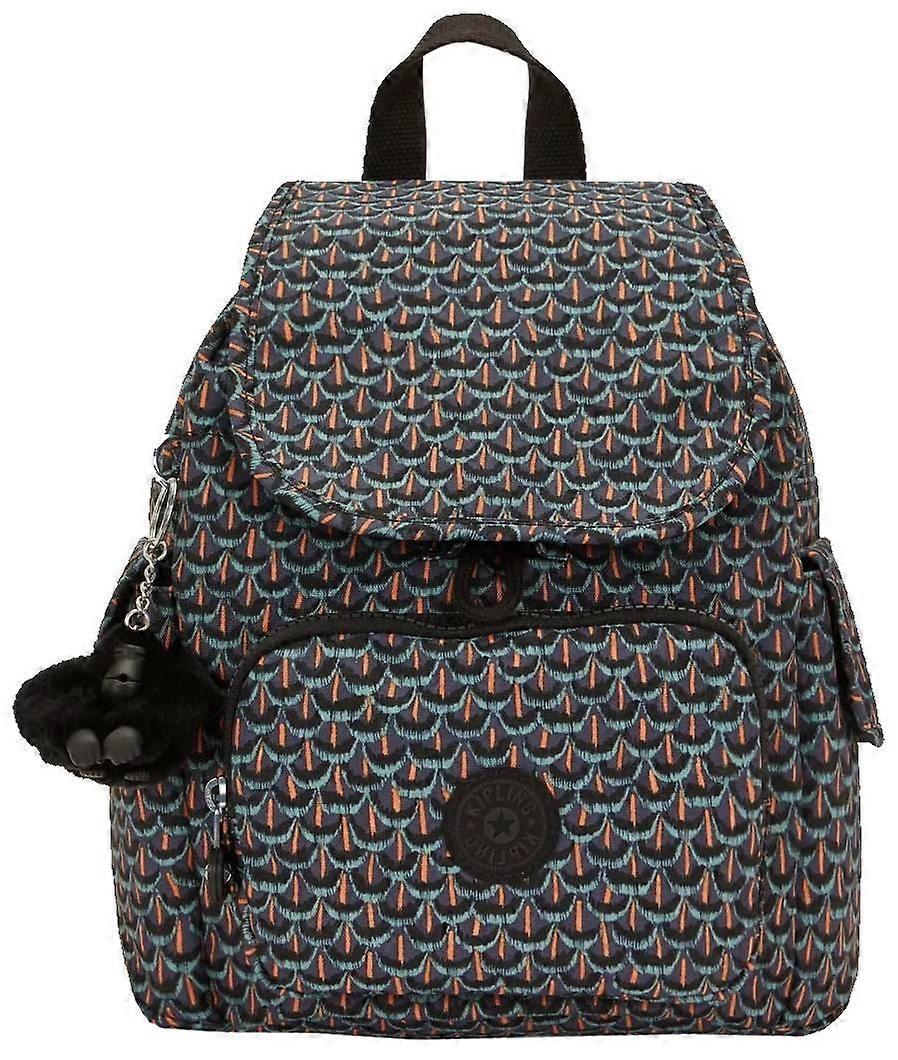 Kipling City Pack Mini Backpack - Geo Feather Black
