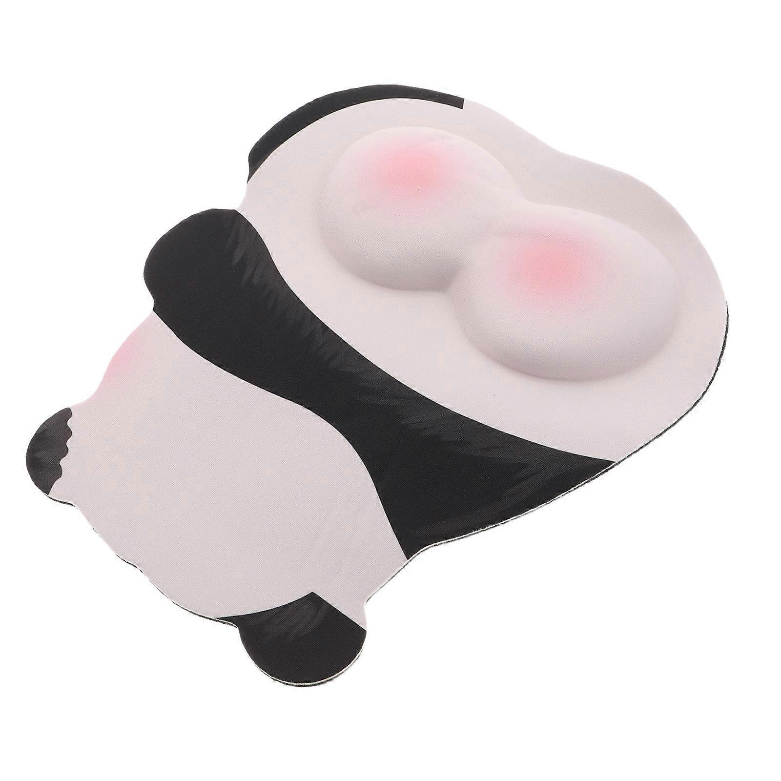 Mouse Pad Wrist Support Ergonomic Panda Butt for Office Desk