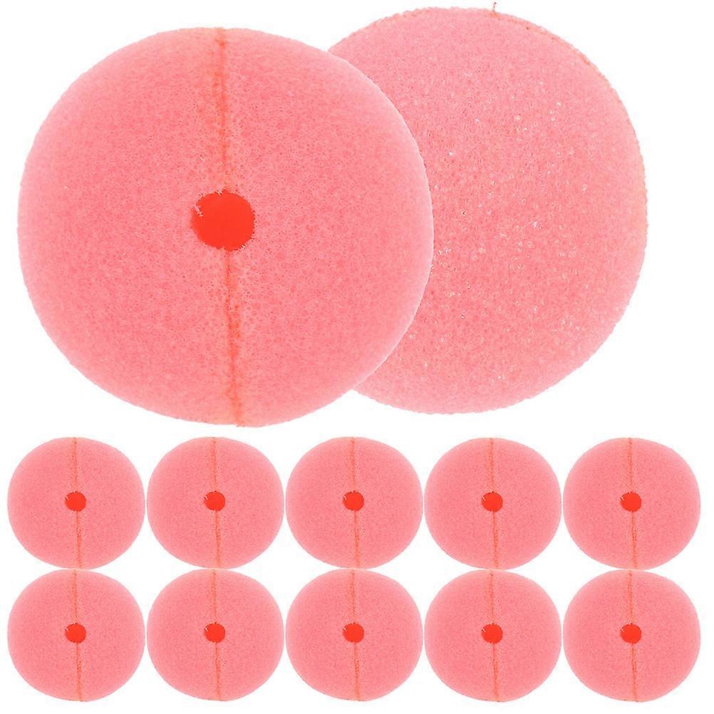 Cosplay Clown Nose Pink Sponge Prop for Playing 120Pcs Party Accessory