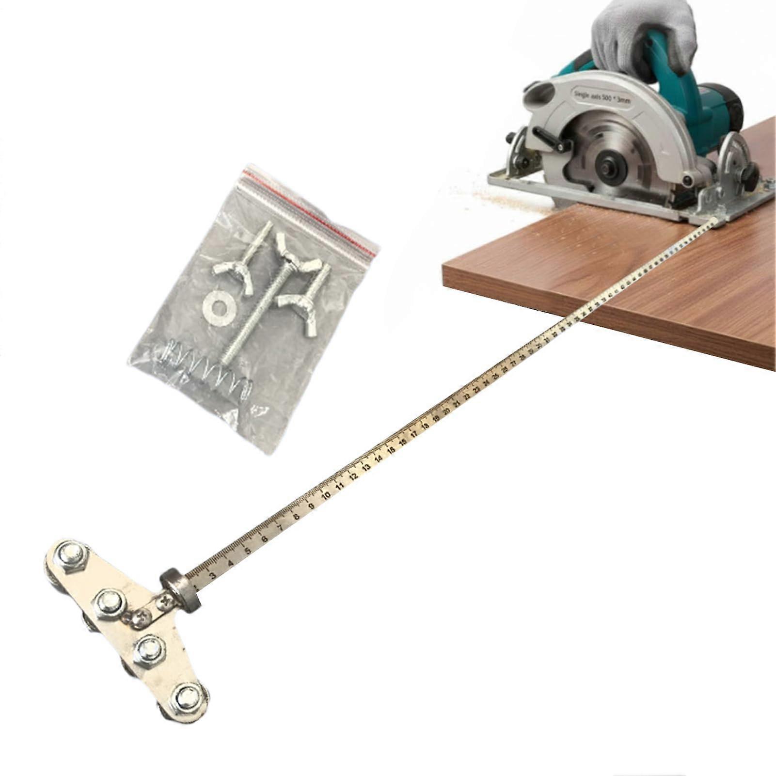 Woodworking Measuring Tool Stainless Steel Precision Cutting Ruler Adjustable Angle Gauge for DIY