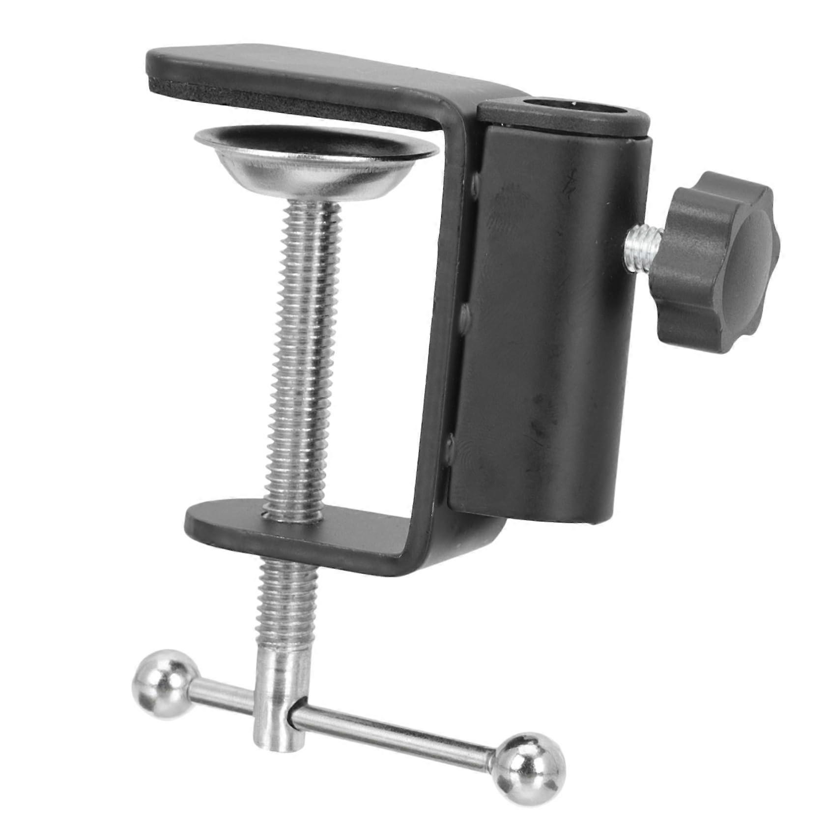 Alloy Microphone Table Mounting Clamp HeavyDuty Desk Mic Holder Clip Universal Mic Compatibility With Various Models