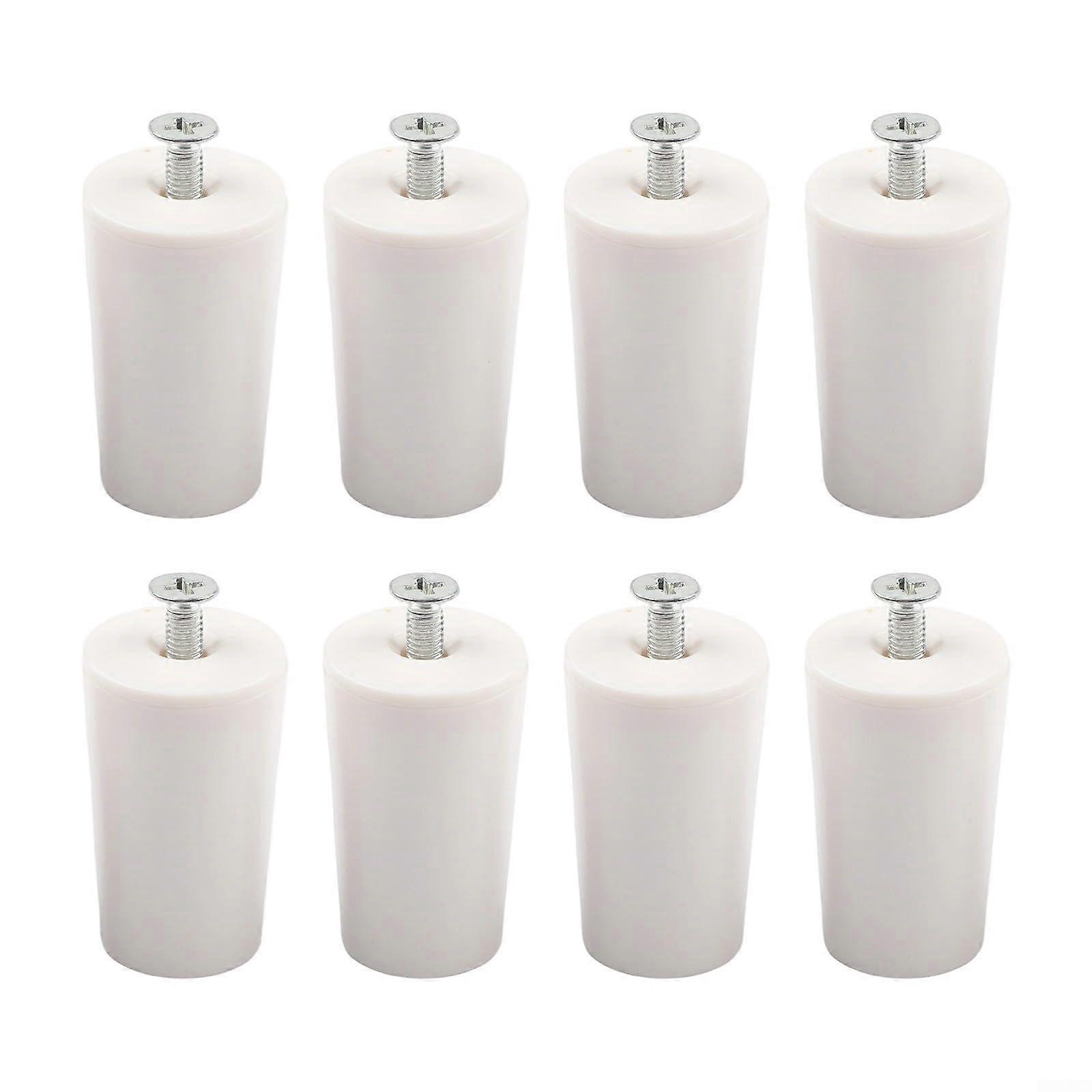 8 Pcs Roller Blind Stops Set with Screws, 40mm PP Material, Secure Blind Positioning