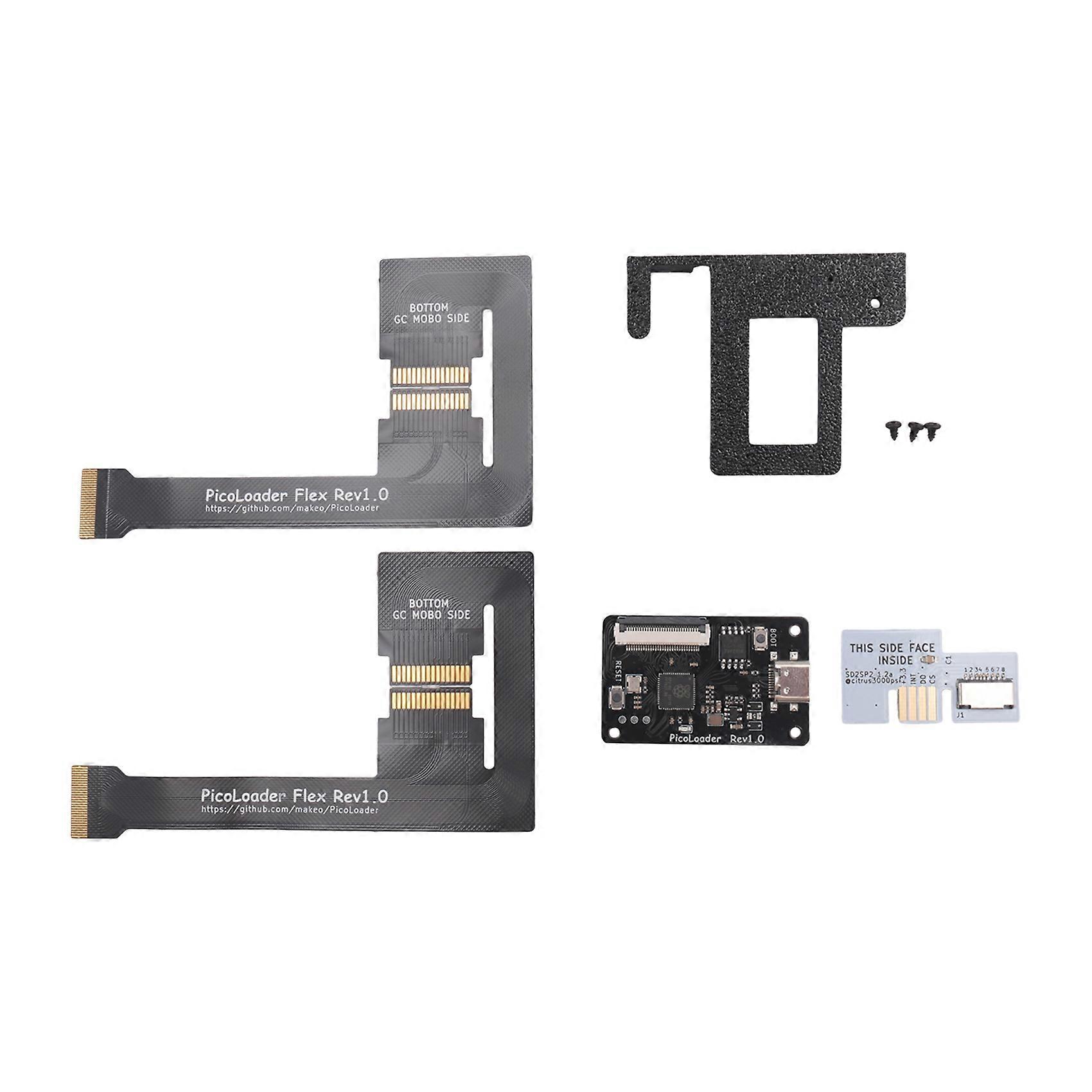 Picoloader Flex Rev1.4 with SD2SP2 Based on the RP2040Chip for SD2SP2 GC2SD SDGecko for NGC GameCube Retro GameConsole,A