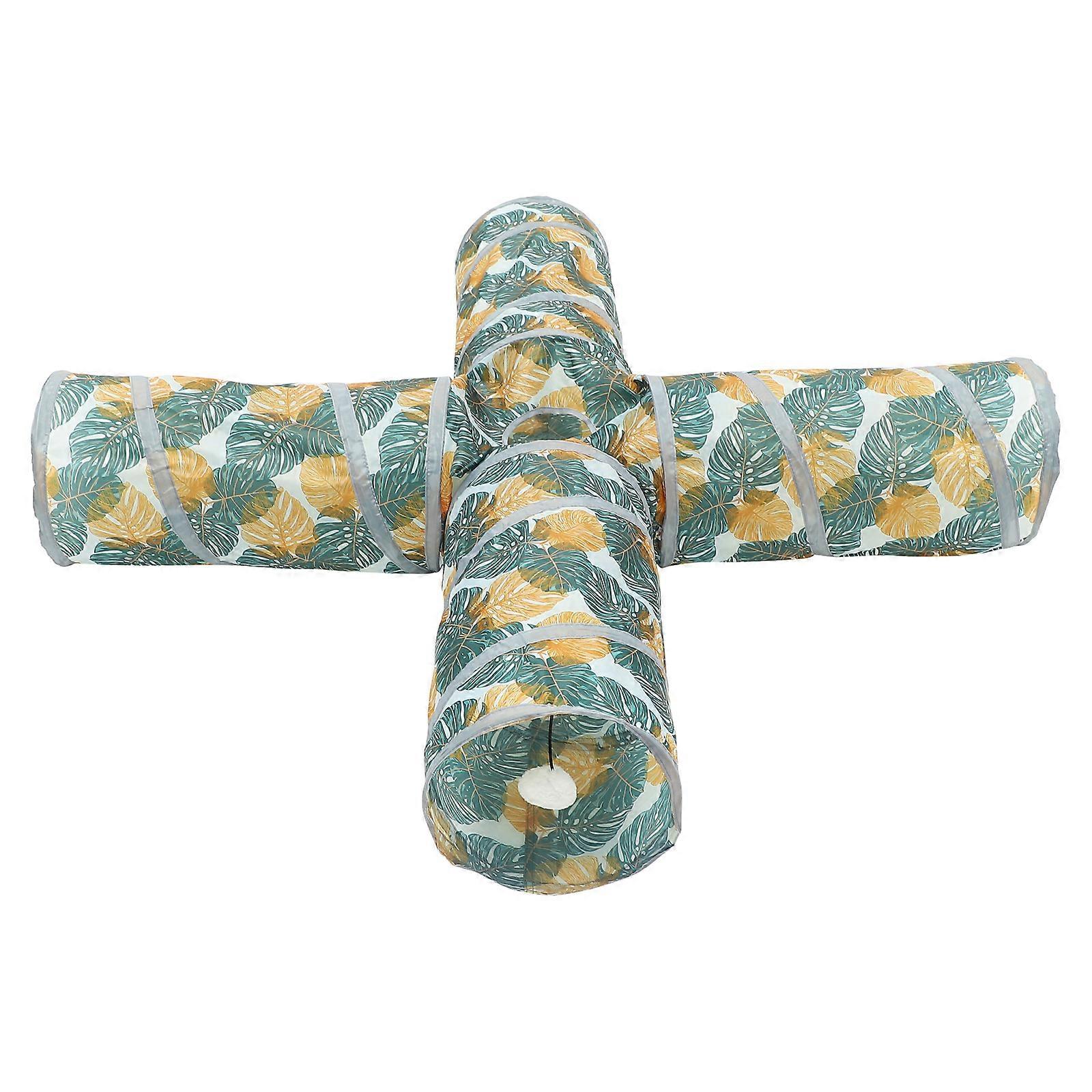 5Pcs Foldable Cat Tunnel Toy for Indoor Cats Interactive Play