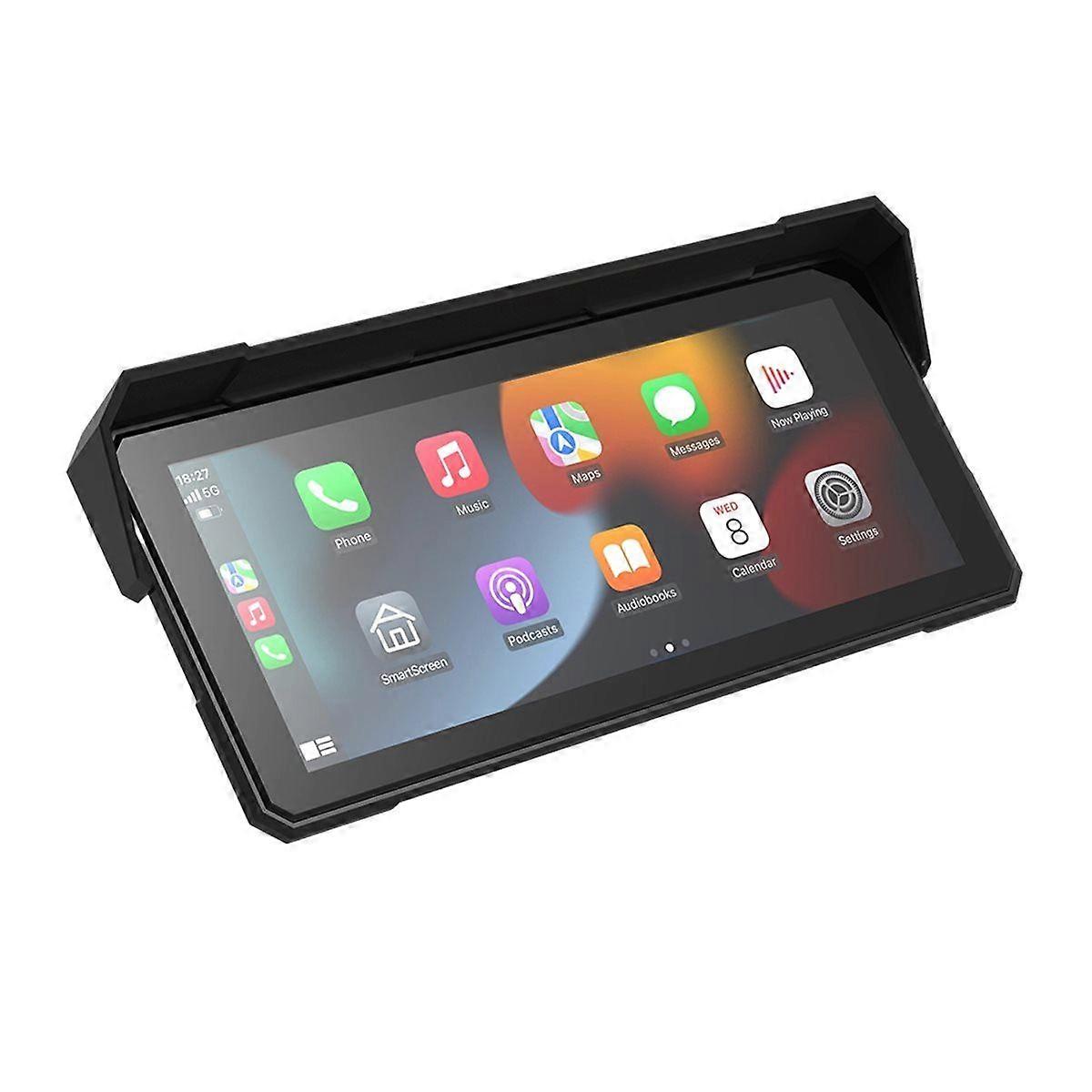 Motorcycle 8.1Inch Navigation Screen Bluetooth Portable Waterproof Screen Wireless Carplay Android