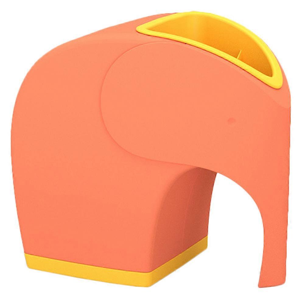 Multifunctional Tissue Storage Box for Home Use 1Pcs Orange Plastic