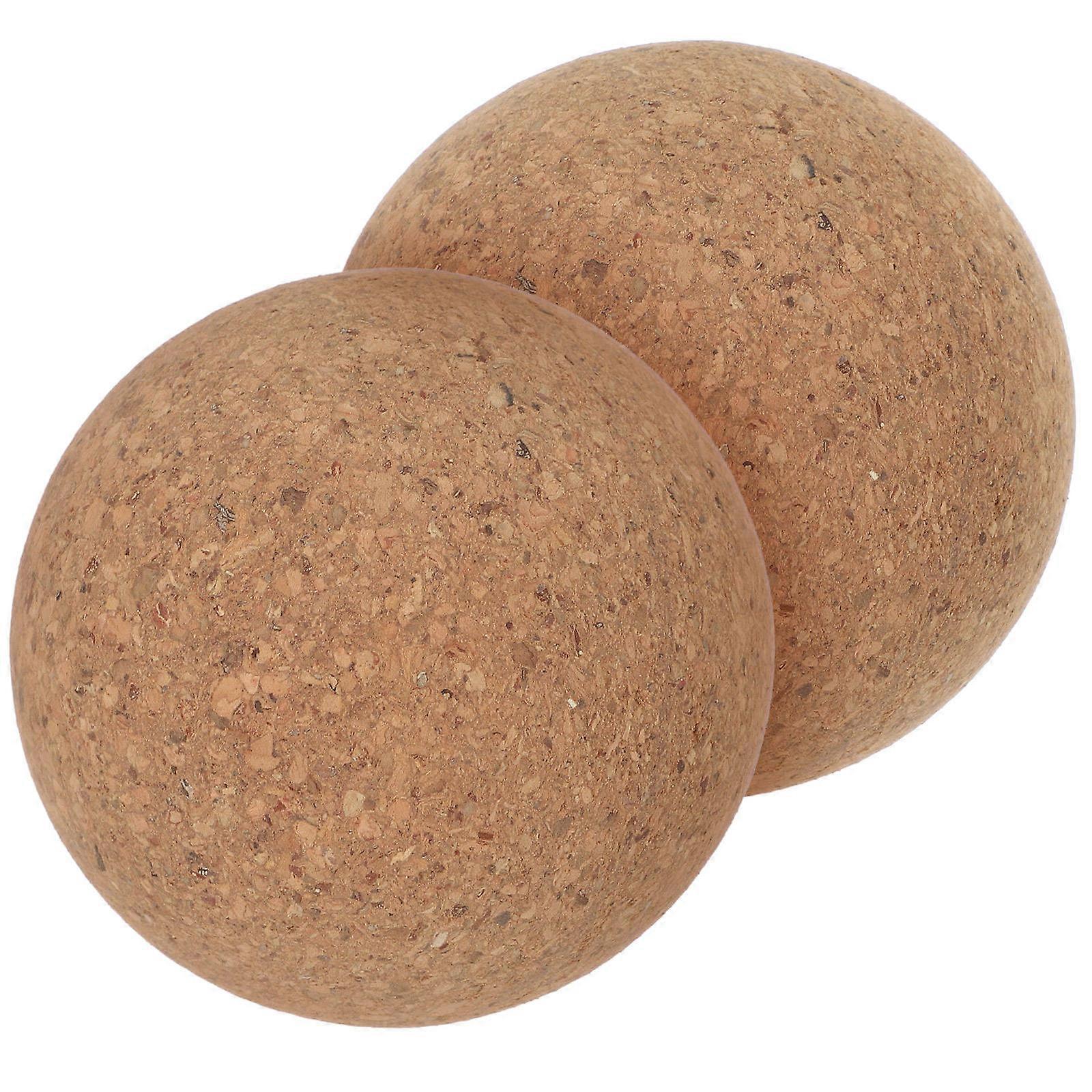 Wooden Glass Ball Multi-Function Stopper for Decor 2Pcs