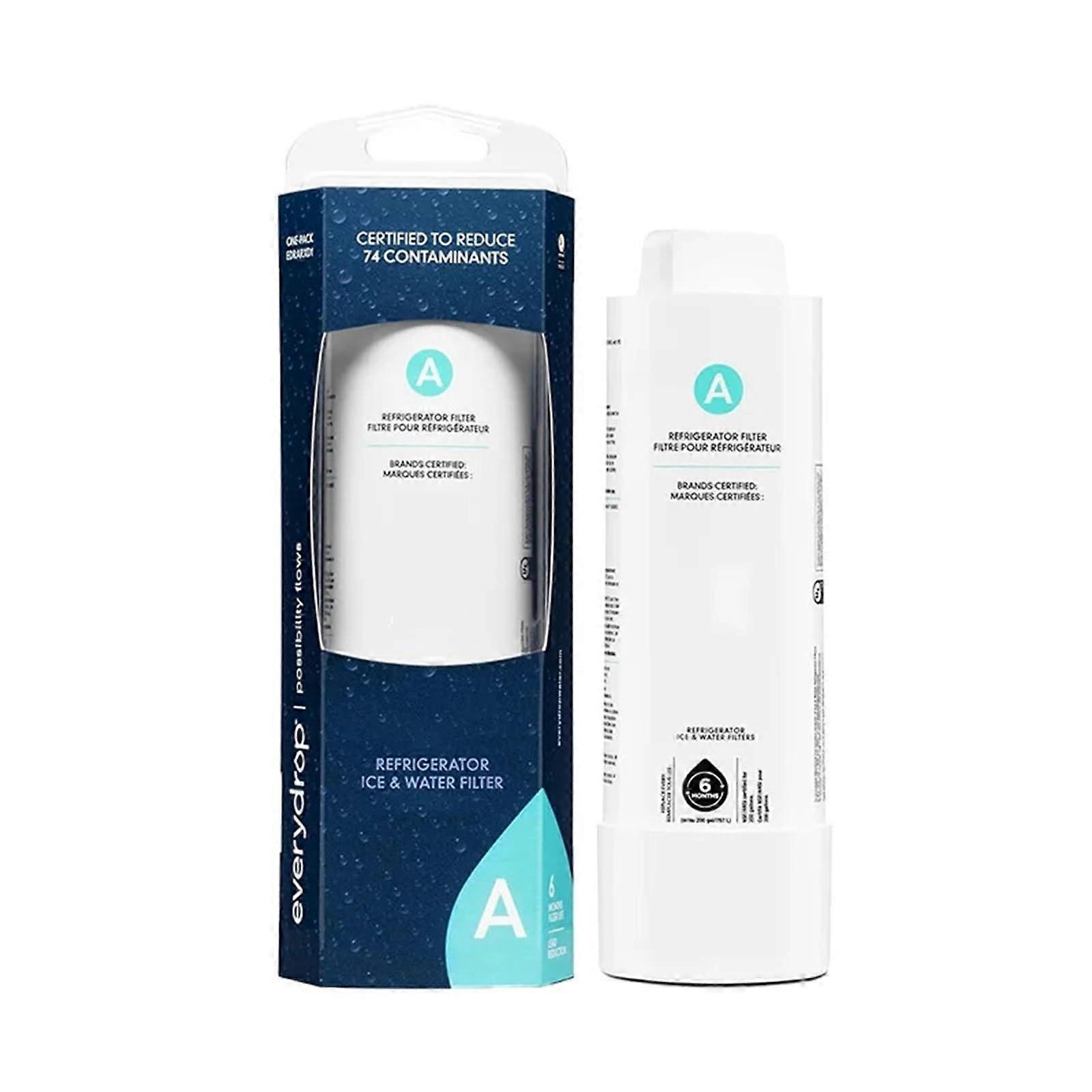 EDRARXD1 Refrigerator Water Filter Replacement Compatible with EveryDrop, Fresh Clean Water