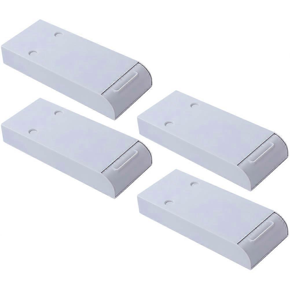 Hidden Storage Box Adhesive Pen Box for Desk Organization 4Pcs Set