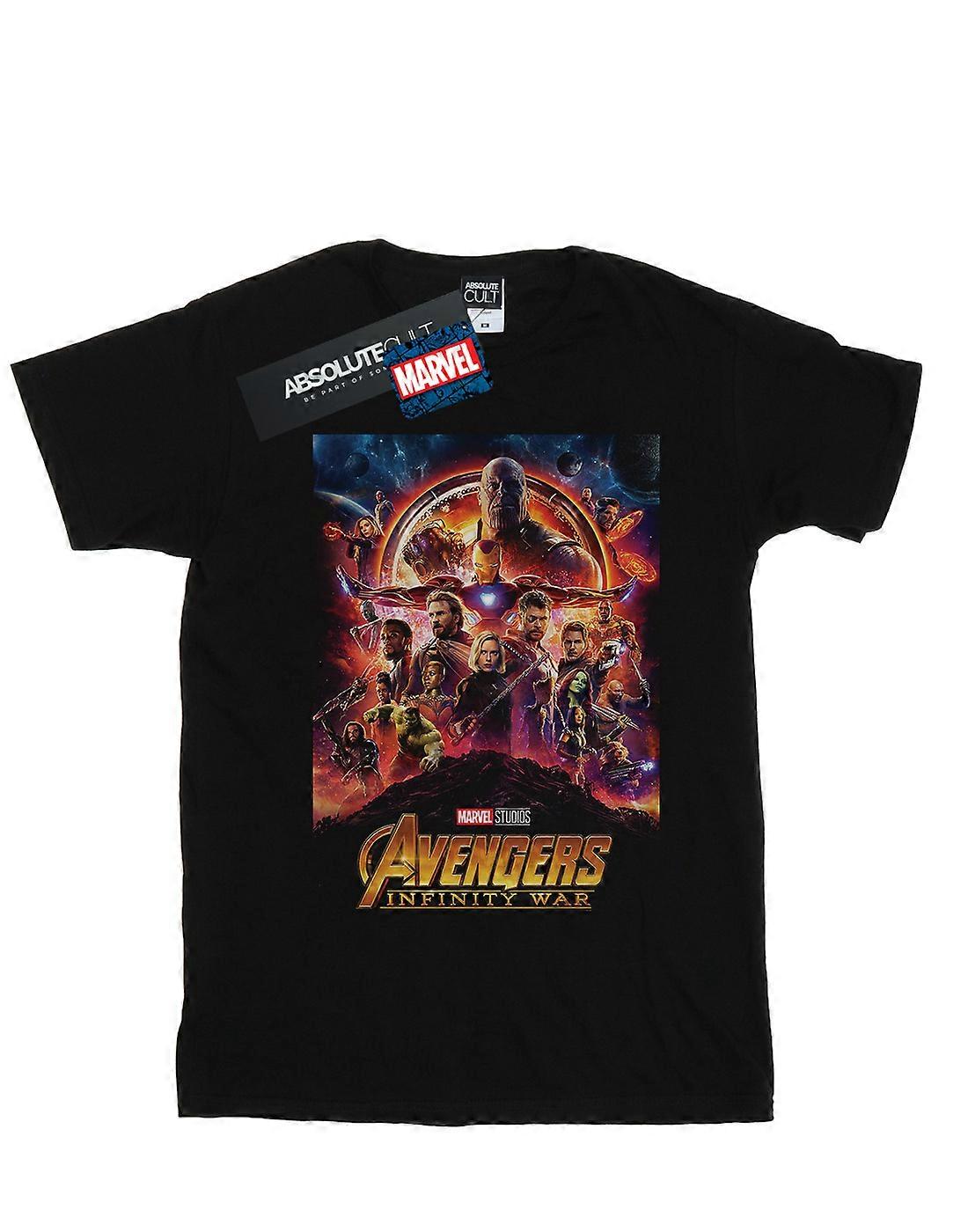 Marvel Men's Avengers Infinity War Poster Camiseta