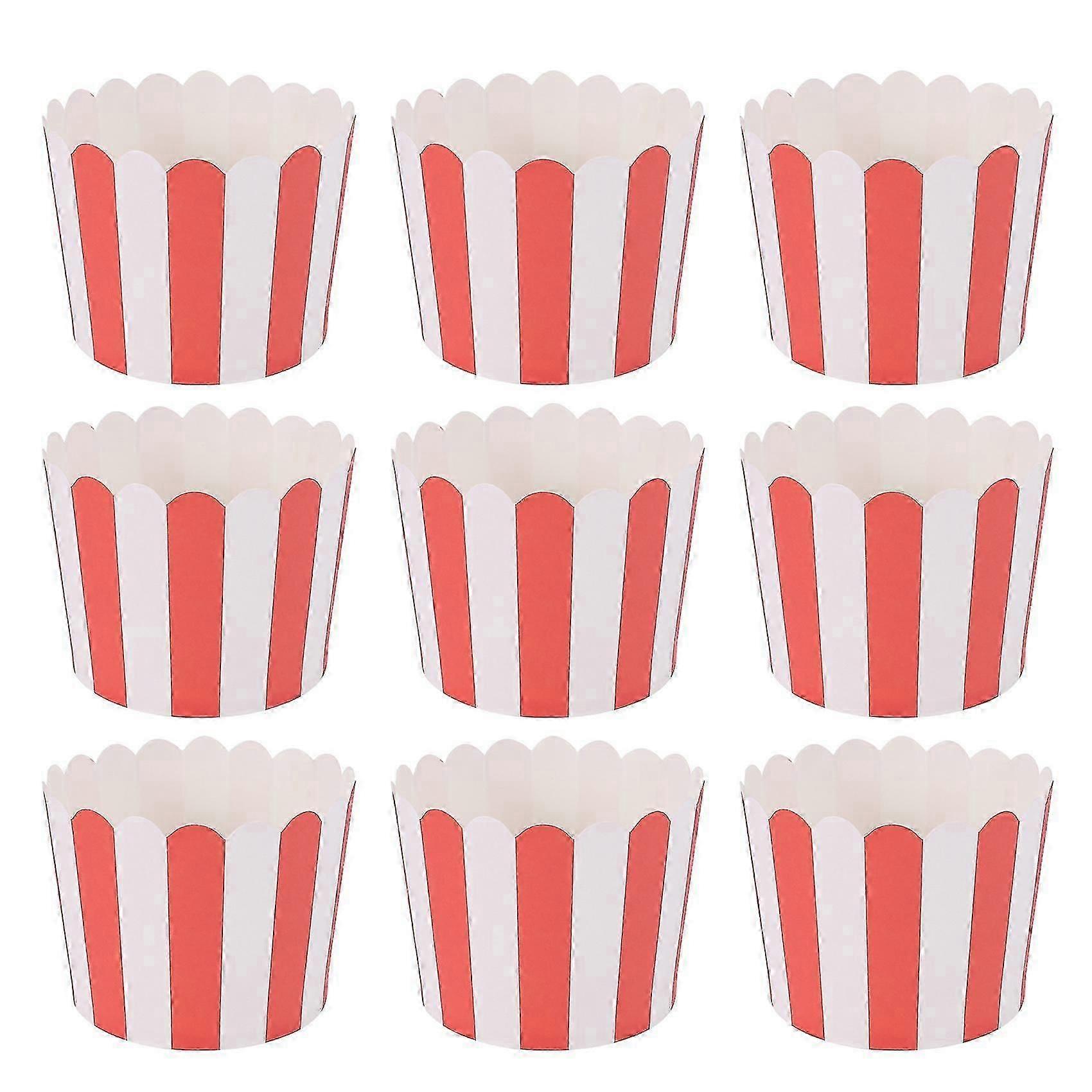 50X Cupcake Paper Cake Case Baking Cups Liner Muffin Kitchen Baking Red