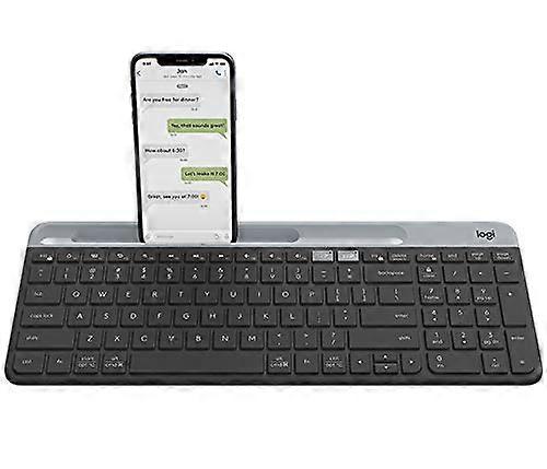 Wireless Bluetooth Keyboard Pan Nordic Layout Slim Compact Design for PC Mac MultiDevice Sync