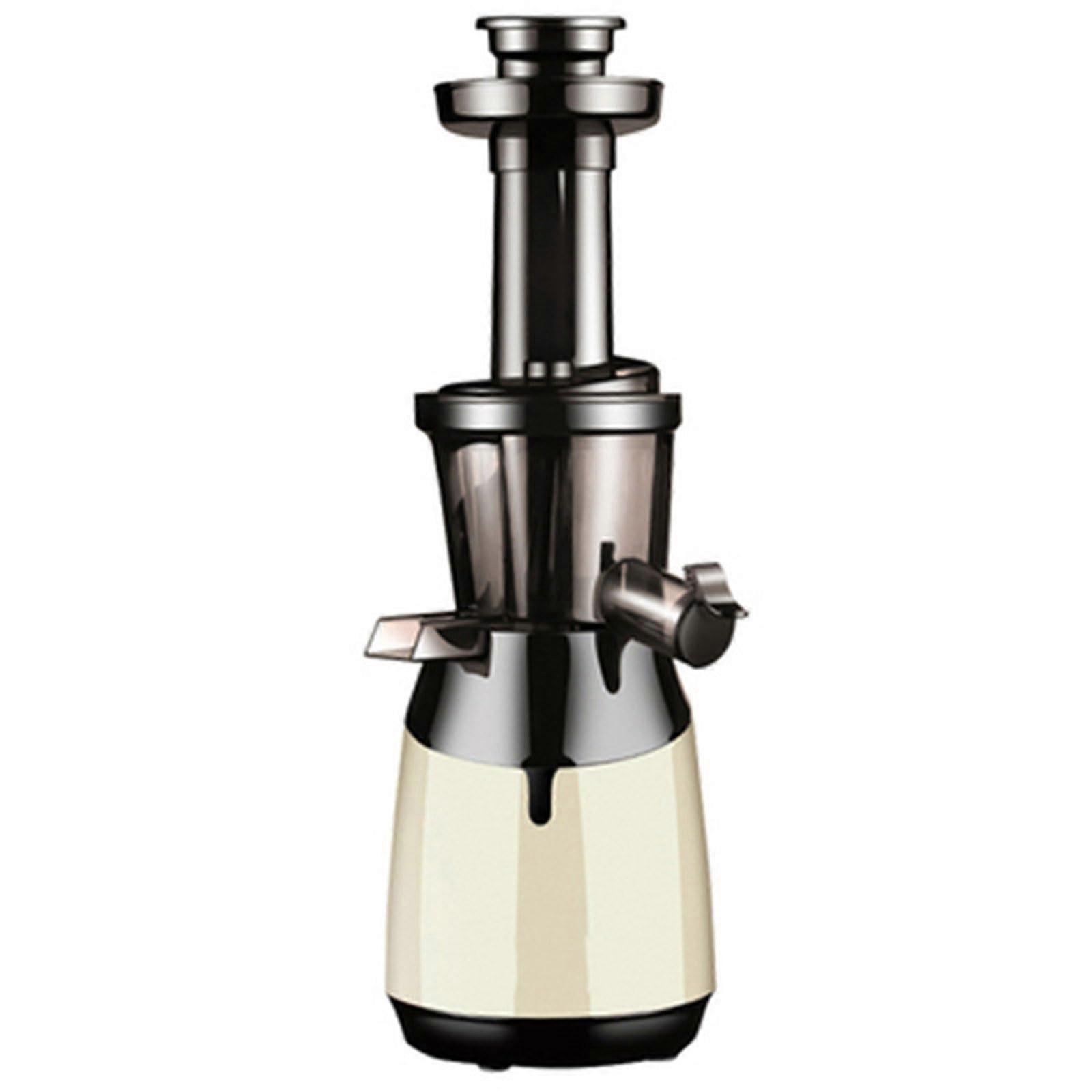 Cold Press Juicer with Large Caliber,  Juice Yield and Pulp Separation, Easy Clean Gold