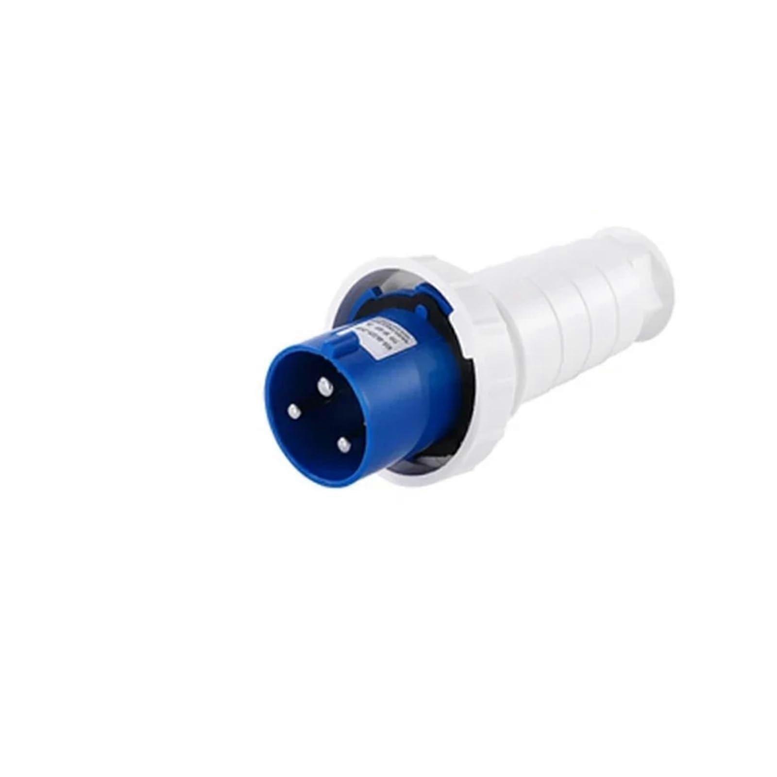 63A IP67 3 Pin Industrial Plug and Socket Waterproof Dustproof  Conductivity Copper